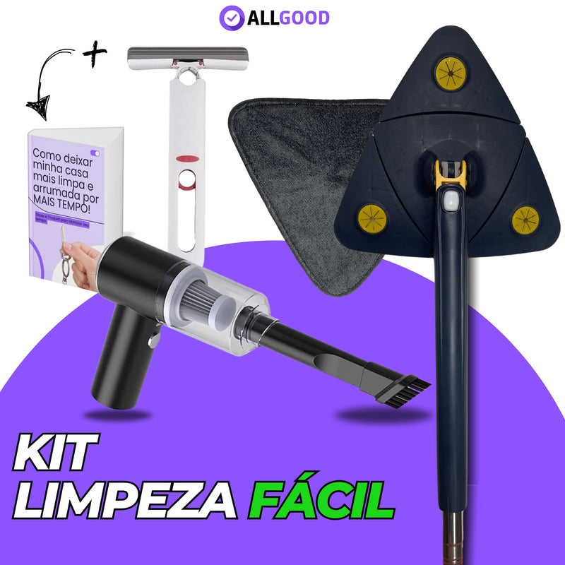 Kit Limpeza Fácil | LEVE 3 PAGUE 2 | GANHE UM EBOOK EXCLUSIVO